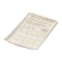 Artículo Almohadillas adhesivas de cera para velas Almohadillas adhesivas blancas 15 piezas