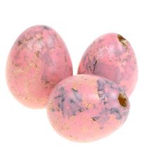 Artículo Huevos de codorniz rosa claro 3cm huevos soplados decoración primaveral 50 piezas