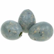 Artículo Decoración de huevos de codorniz gris jaspeado vacío 3cm Decoración de Pascua 50 piezas