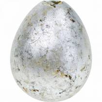 Huevo de codorniz decoración plata vacío 3cm decoración Pascua 50pcs
