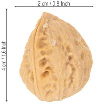 Artículo Nueces para decoración, producto natural, 3-4 cm, 300 g