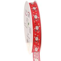 Artículo Cinta navideña con reno cinta decorativa roja 15mm 18m