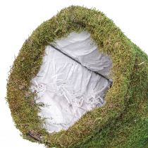 Artículo Decoración de musgo para árbol de Navidad en verde natural Ø30cm H100cm