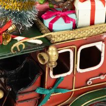 Artículo Decoración navideña para coche Coche navideño vintage rojo 15×7×16cm
