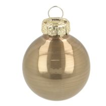 Artículo Juego de mini adornos para árbol de Navidad, bolas colgantes brillantes, 3 cm, 22 piezas