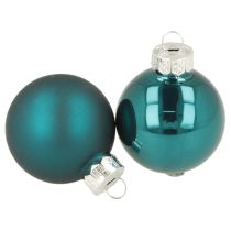 Artículo Bolas de Navidad, mate y brillante, pequeños adornos navideños, 4 cm, 24 unidades