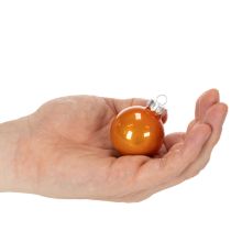 Artículo Juego de adornos para árbol de Navidad, adornos navideños coloridos, brillantes, 40 mm, 24 piezas