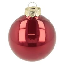 Artículo Juego de adornos navideños, decoración festiva brillante, 6 cm, 24 piezas