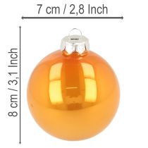 Artículo Juego de adornos navideños, adornos coloridos para el árbol de Navidad, 75 mm, 14 piezas