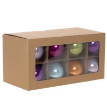 Artículo Juego de adornos navideños, adornos coloridos para el árbol de Navidad, 75 mm, 14 piezas