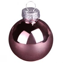 Artículo Bolas navideñas vaso rosa albaricoque mix mini Ø3cm 22uds