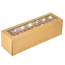 Artículo Bolas navideñas oro y rosa cristal auténtico Ø60mm 24 uds