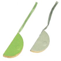 Artículo Bolas de Navidad, bolas de nido de abeja de papel, verde y dorado, 7 cm, 4 piezas, decoración