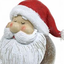 Artículo Figura Papá Noel Papá Noel Rojo, Blanco Poliresina 15cm