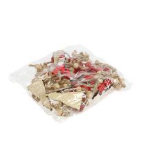 Artículo Santa Claus figura sentada 6,5cm Rojo 12pcs