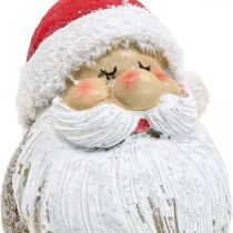 Artículo Decoración de mesa de Papá Noel Decoración de ventana de Papá Noel H8cm 3 piezas