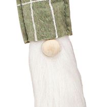 Artículo Papá Noel en un palo Gnomo navideño verde 57cm 4 piezas
