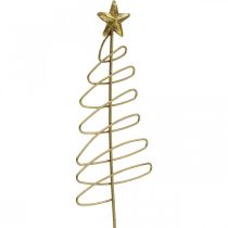 Artículo Plug navideño flor de abeto plug metal 30cm 6uds