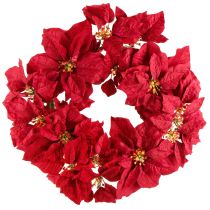 Artículo Corona de Pascua flores artificiales Navidad Ø40cm