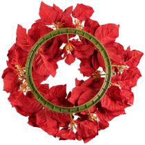 Artículo Corona de Pascua flores artificiales Navidad Ø40cm