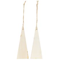 Artículo Colgantes decorativos de gnomo de madera para decoraciones navideñas festivas.