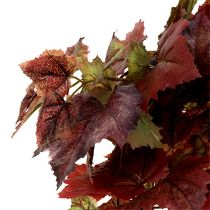 Colgador de hojas de parra verde, rojo oscuro 100cm