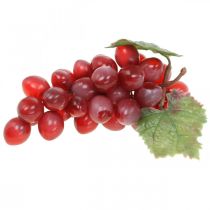 Artículo Uvas decorativas uvas rojas artificiales frutas decorativas 15cm