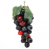 Uvas decorativas Negras Frutas decorativas Uvas artificiales 15cm