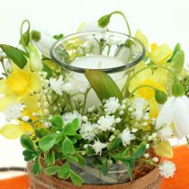 Artículo Portavelas para vela de té Ø6cm H10cm vidrio transparente