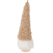 Artículo Figura decorativa de gnomo con barba para colgar, 17 cm, 6 piezas