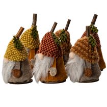 Artículo Conjunto de figuras de gnomos con gorro de punto y bellota, 10 cm, 6 piezas.