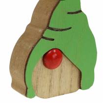 Artículo Gnomo madera 6,5x9cm 10 piezas surtidas