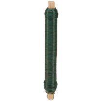 Artículo Alambre para envolver manualidades, alambre verde 0,65 mm 100 g