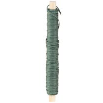 Artículo Alambre para envolver alambre artesanal verde alambre para envolver papel Ø0,8mm 22m