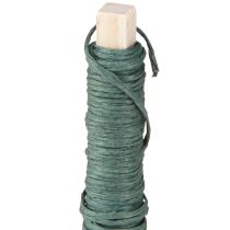 Artículo Alambre para envolver alambre artesanal verde alambre para envolver papel Ø0,8mm 22m