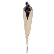 Artículo Cardo Silvestre Flores Secas Cardo Cardo Púrpura 55cm 10 cabezas