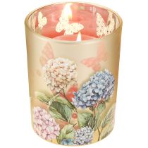 Artículo Elegante portavelas con motivos florales para decoración de estancias acogedoras, 12,5cm, 2 piezas.