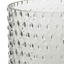 Artículo Florero, jarrón de cristal, vaso para velas, farol de cristal Ø11,5cm H23,5cm