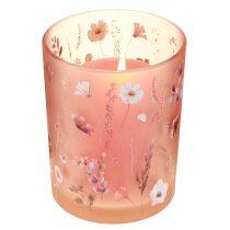 Artículo Farol decorativo de cristal con motivo floral para un toque elegante en el hogar, 12,5 cm, 2 piezas