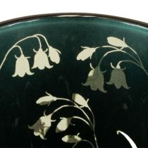 Artículo Farol decorativo de cristal con diseño de hojas para dar un toque de estilo a tu hogar, 8 cm, 4 unidades.