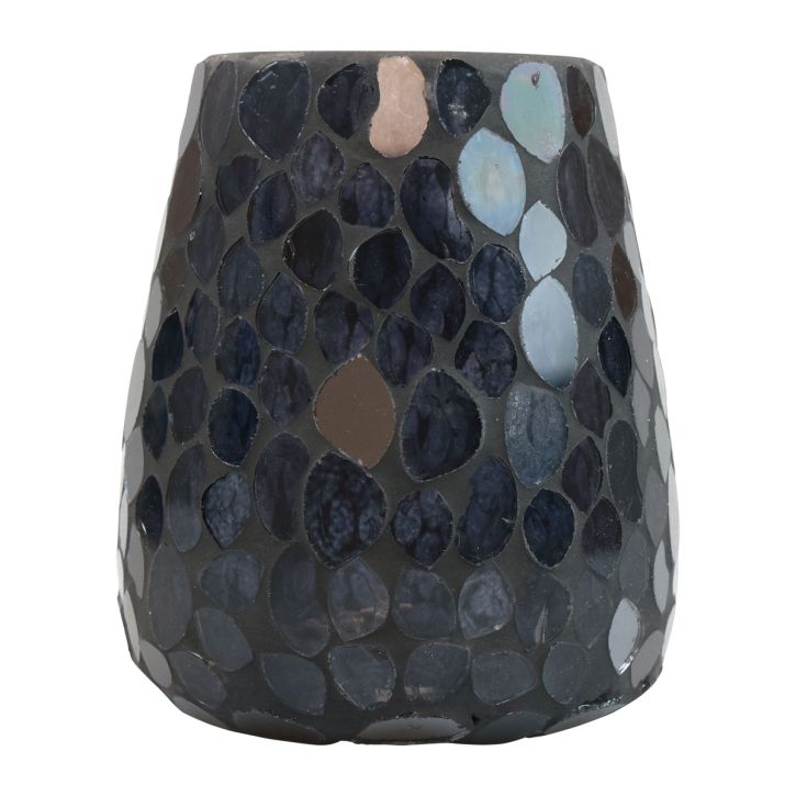 Artículo Farol portavelas navideño negro Ø11cm 2uds