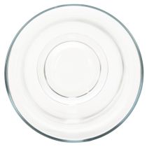 Artículo Candelabro/jarrón de cristal para un diseño interior atmosférico con elegancia clásica, 25 cm