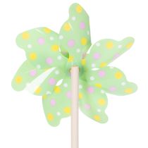 Artículo Molino de viento decorativo para jardín para colocar en parterres, 47 cm, 3 piezas