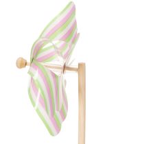 Artículo Estaca decorativa con forma de molino de viento para jardín, ideal para patio, jardín y balcón, 47 cm, 3 unidades.