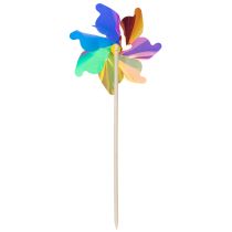 Artículo Balcón con molino de viento, colorido y llamativo, decoración de jardín de verano, 75 cm