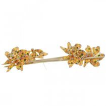 Artículo Molinillo de viento de madera con estaca de jardín de abeja Ø17cm H48cm 4pcs