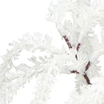 Artículo Rama decorativa sauce llorón decoración de invierno brillo blanco 82cm 2ud