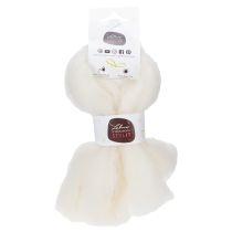 Artículo Cordón de lana, cinta de lana blanca, 2 m, lana decorativa para manualidades y envoltorios.