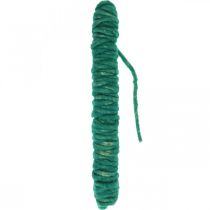 Cordón de fieltro cordón vintage para manualidades verde 30m