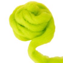Artículo Fibra de lana para decoración verde intenso 2 m
